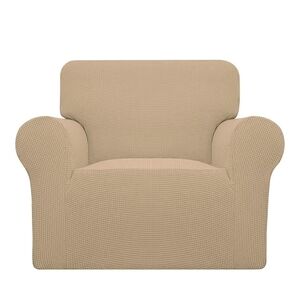 New Sand Color Chair Stretchy Slip Cover